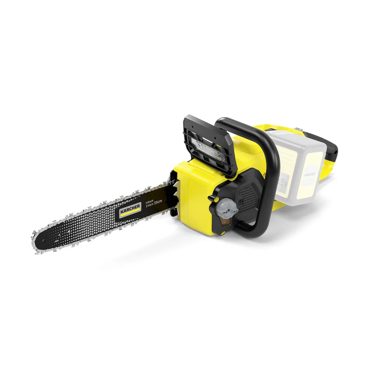 Karcher CNS 36-35 Battery Αλυσοπρίονο Μπαταρίας Solo Brushless 36V 5.5kg με Λάμα 35cm 1.444-050.0 - Image 1