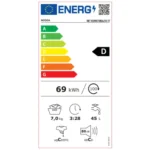 Midea Πλυντήριο Ρούχων 7kg 1200 Στροφών MF100W70BA/W-IT