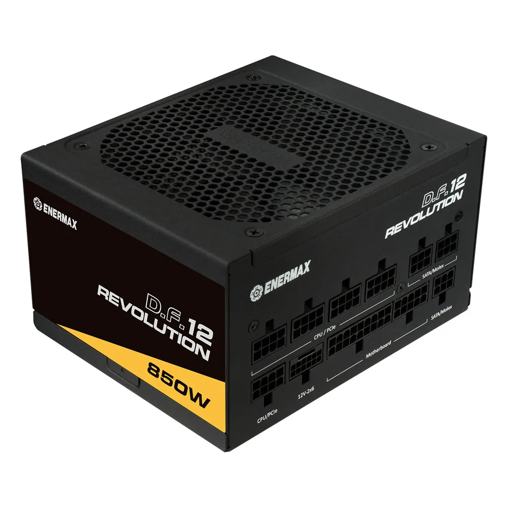 Enermax Revolution D.F.12 850W Μαύρο Τροφοδοτικό Υπολογιστή Full Modular 80 Plus Gold - Image 1