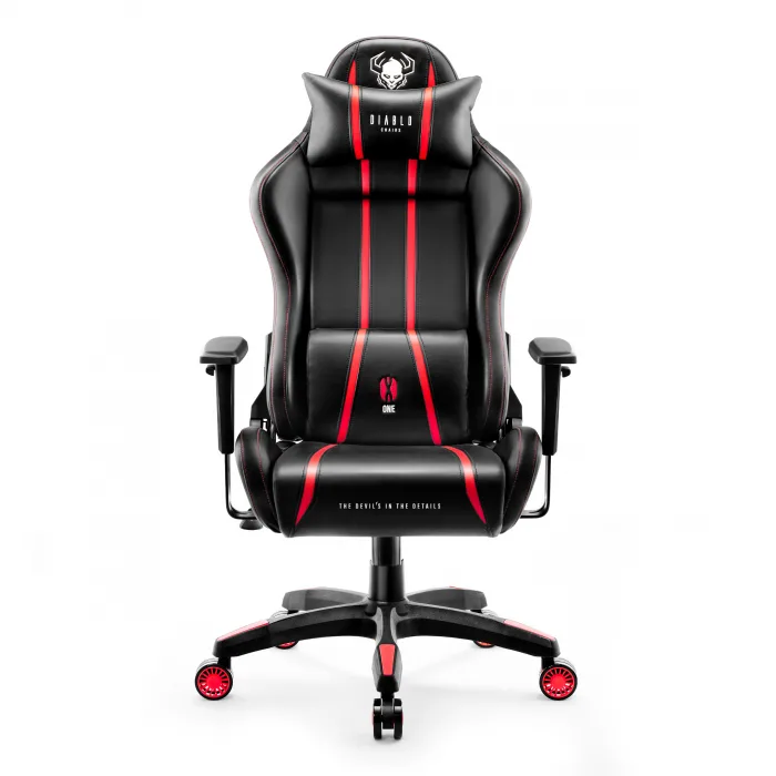 20240426164119_509b1dce Diablo X-One 2.0 King Size Καρέκλα Gaming Δερματίνης με Ρυθμιζόμενα Μπράτσα Μαύρο / Κόκκινο - Image 1