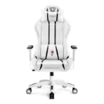 Diablo X-One 2.0 King Size Καρέκλα Gaming Δερματίνης με Ρυθμιζόμενα Μπράτσα Λευκή