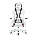 Diablo X-Horn 2.0 Normal Καρέκλα Gaming Δερματίνης με Ρυθμιζόμενα Μπράτσα Λευκό / Μαύρο