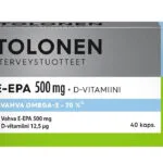 Dr. Tolonen's E-EPA Ιχθυέλαιο 500mg 40 κάψουλες