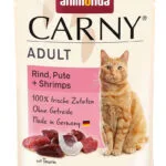 Animonda Carny Υγρή Τροφή για Ενήλικες Γάτες σε Φακελάκι με Βοδινό, Γαλοπούλα και Γαρίδες χωρίς Γλουτένη 85gr 90921