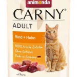 Animonda Carny Υγρή Τροφή για Ενήλικες Γάτες σε Φακελάκι με Βοδινό και Κοτόπουλο χωρίς Γλουτένη 85gr 90920