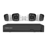 Foscam Σύστημα Παρακολούθησης FNA108E-B4-2T Καμερών IP με Καταγραφικό NVR & Σκληρό Δίσκο 2TB