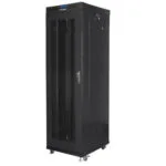 Lanberg Επιδαπέδια Καμπίνα Rack 42U 60x100cm Μαύρο FF01-6042-23BL