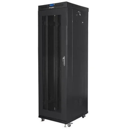 Lanberg Επιδαπέδια Καμπίνα Rack 42U 60x100cm Μαύρο FF01-6042-23BL - Image 1