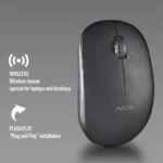 NGS Fog Pro Ασύρματο Ποντίκι Μαύρο