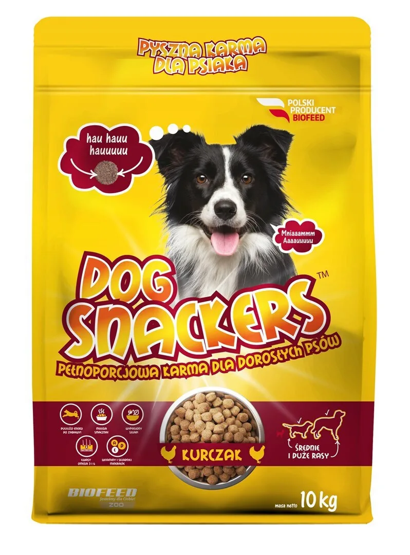 Dog Food 10kg Ξηρά Τροφή χωρίς Γλουτένη για Ενήλικους Σκύλους Μεσαίων & Μεγαλόσωμων Φυλών με Κοτόπουλο - Image 1