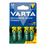 Varta Recharge Accu Power Επαναφορτιζόμενες Μπαταρίες AA Ni-MH 2100mAh 1.2V 4τμχ