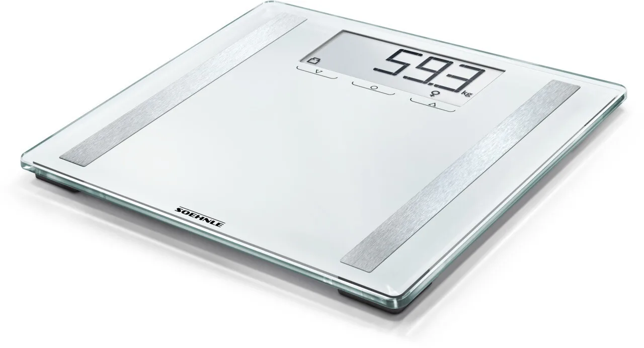 Soehnle Shape Sense Control 200 Ψηφιακή Ζυγαριά 180kg με Λιπομετρητή Λευκή - Image 1