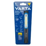Varta Φακός Συνεργείου Μπαταρίας LED IPX4 Διπλής Λειτουργίας με Φωτεινότητα έως 40lm Work Flex Pocket Light 17647101421