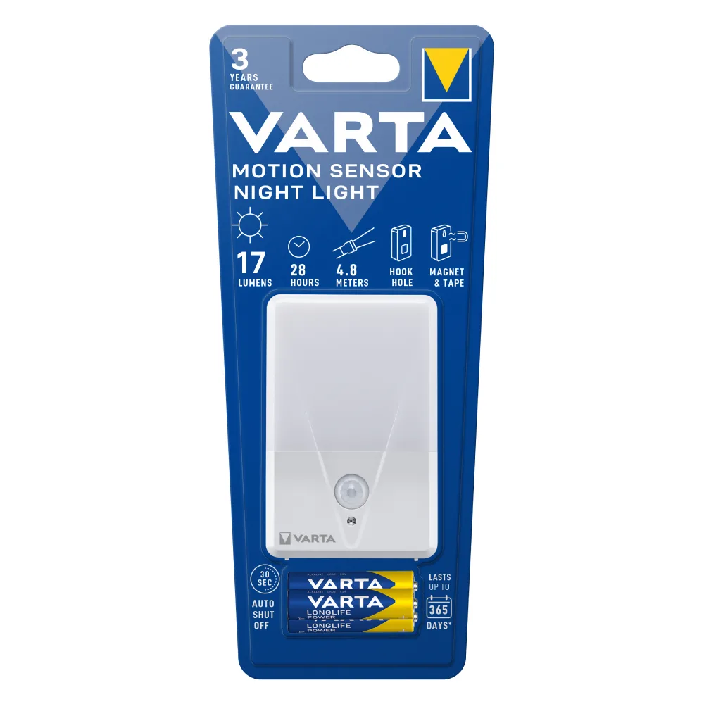 Varta LED Φωτιστικό Νυκτός με Τροφοδοσία Μπαταρίας και Αισθητήρα Κίνησης 16624101421 3τμχ - Image 1