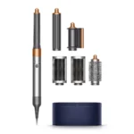 Dyson HS05 Airwrap Complete Long Case Ηλεκτρική Βούρτσα με Αέρα & Περιστρεφόμενη Κεφαλή για Ίσιωμα και Μπούκλες 1300W Nickel/Copper 400718-01