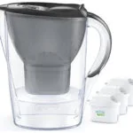 Brita Marella Κανάτα Σερβιρίσματος Πλαστική Graphite με Φίλτρο 2400ml 1052796