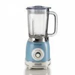 Ariete Vintage Μπλέντερ για Smoothies με Γυάλινη Κανάτα 1.5lt 1000W Μπλε