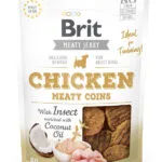 Brit Dog Snack Jerky Meaty Coins Chicken Insect 80gr