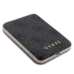 Guess Σετ Gubpm5p13x4gemgk Iphone 13 Pro Max 6.7" Θήκη Σκληρή + Powerbank 5000mah Magsafe Μαύρο Black 4g Metal Logo