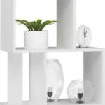 Βιβλιοθήκη Fiesta White 59.5x30x140εκ.