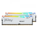 Kingston FURY Beast RGB DDR5 32GB RAM με 2x16GB Modules και Ταχύτητα 6000 για Desktop KF560C30BWEAK2-32
