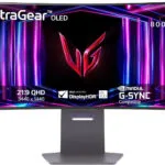 LG 34GS95QE UltraGear Ultrawide OLED HDR Curved Gaming Monitor 34" QHD 3440x1440 240Hz με Χρόνο Απόκρισης 0.03ms GTG