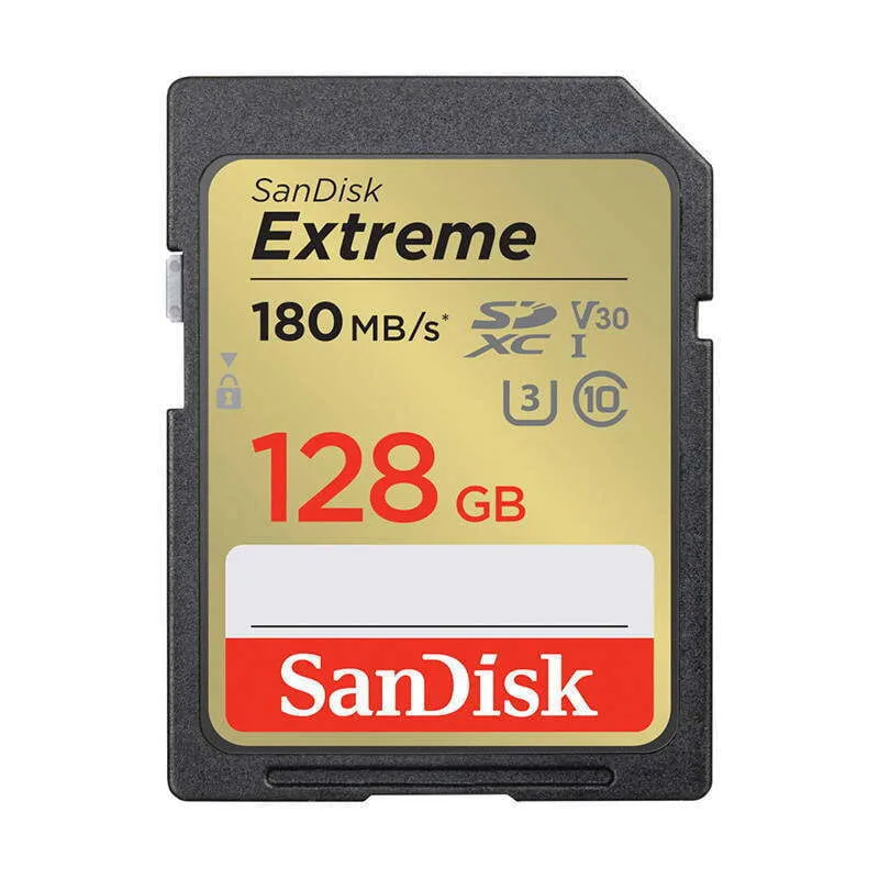 Sandisk Extreme SDXC 128GB Class 10 U3 V30 UHS-I με αντάπτορα - Image 1