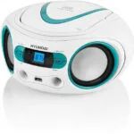 Hyundai Φορητό Ηχοσύστημα TRC533AU3WBL με Ραδιόφωνο / USB σε Λευκό Χρώμα