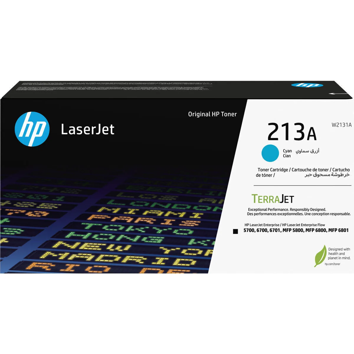 HP 213A Γνήσιο Toner Laser Εκτυπωτή Κυανό 3000 Σελίδων - Image 1