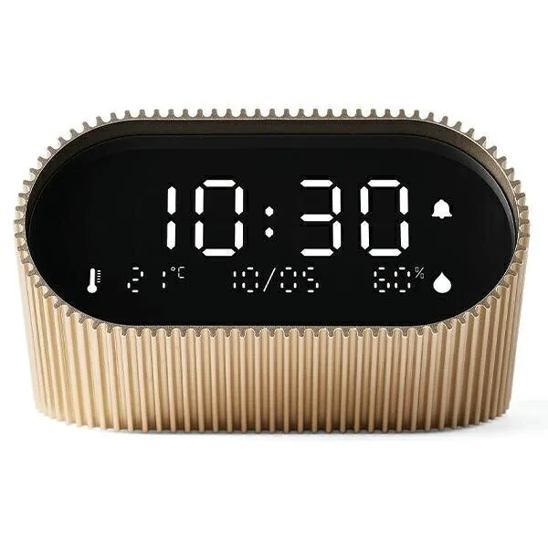 Lexon Ray Clock Επιτραπέζιο Ψηφιακό Ρολόι με Ξυπνητήρι Χρυσό LR155VG3 - Image 1