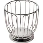 Alessi Φρουτιέρα Inox Κίτρινη 22x22εκ. 370
