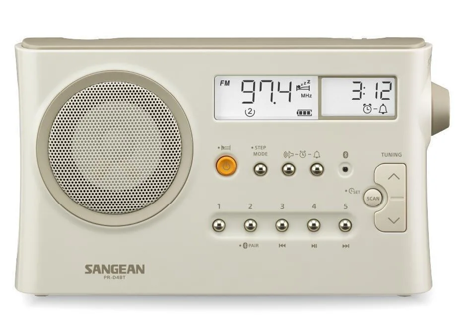 Sangean PR-D4BT Φορητό Ραδιόφωνο Μπαταρίας με Bluetooth Μπεζ - Image 1