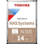 Toshiba N300 14TB HDD Σκληρός Δίσκος 3.5" SATA III 7200rpm με 128MB Cache για NAS HDWG51EEZSTA