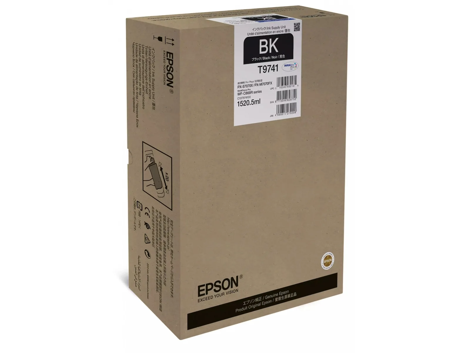 20240531102649_epson_t9741_melani_ektypoti_inkjet_mayro_c13t97410n Epson T9741 Γνήσιο Μελάνι Εκτυπωτή InkJet Μαύρο (C13T97410N) - Image 1