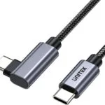Unitek USB 2.0 Cable USB-C male - USB-C 100W Μαύρο 0.5m C14123BK-0.5M