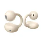 Huawei FreeClip Earbud Bluetooth Handsfree Ακουστικά με Αντοχή στον Ιδρώτα και Θήκη Φόρτισης Μπεζ
