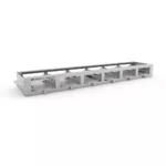 Αξεσουάρ Δικτύου Allied Telesis Rackmountable 1ru Tray Up