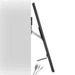 Maclean Energy MC481 Βάση Τηλεόρασης Τοίχου έως 80" και 75kg Μαύρο