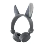 KIDYEARS Λύκος Ασύρματα / Ενσύρματα Παιδικά On Ear Ακουστικά Γκρι