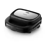 Philips Τοστιέρα με Αποσπώμενες Πλάκες για 2 Τοστ 750W Μαύρη HD2350/80