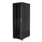 Lanberg Επιδαπέδια Καμπίνα Rack 42U 80x100x204.7cm Γκρι FF01-8042-12B