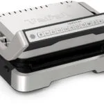 Tefal Optigrill 4-in-1 Επιτραπέζια Ηλεκτρική Ψησταριά Λείας και Αυλακωτής Πλάκας 2100W Ανοξείδωτη με Καπάκι και Ρυθμιζόμενο Θερμοστάτη GC774D30
