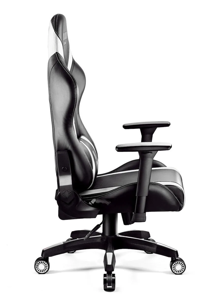 20240612171414_34a01ea4 Diablo X-Horn Καρέκλα Gaming Δερματίνης με Ρυθμιζόμενα Μπράτσα Μαύρο / Λευκό - Image 1