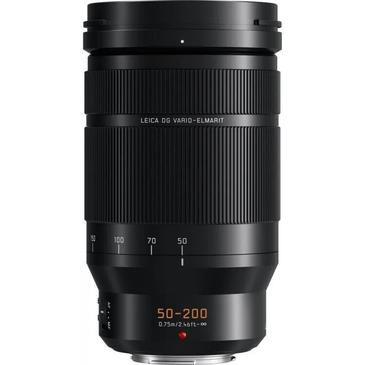 Panasonic Crop Φωτογραφικός Φακός Leica DG Vario-Elmarit 50-200mm F/2.8-4 ASPH POWER Tele Zoom / Telephoto για Micro Four Thirds (MFT) Mount Μαύρος - Image 1