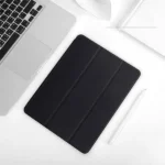 Usams Winto Flip Cover Σιλικόνης Μαύρο (iPad Air 2020/2022)
