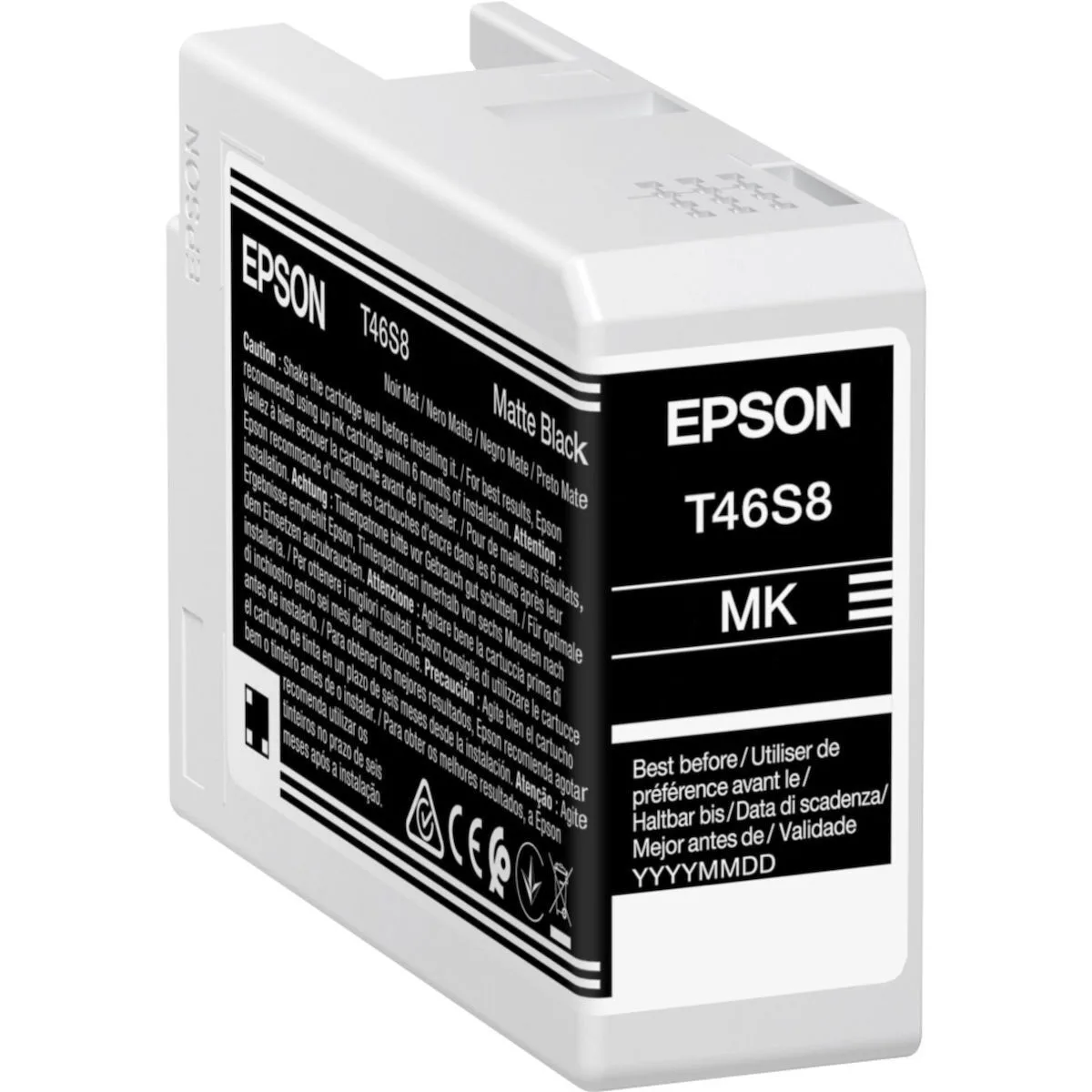 Epson T46S8 UltraChrome Pro10 Γνήσιο Μελάνι Εκτυπωτή InkJet Matte Μαύρο (C13T46S80N) - Image 1