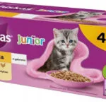Whiskas Υγρή Τροφή για Ανήλικες Γάτες σε Κονσέρβα με Πουλερικά 40x85gr 183841