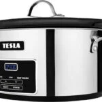 Tesla Electronics SlowCook S800 Deluxe Ηλεκτρική Γάστρα 250W με Χωρητικότητα 5.6lt Ασημί
