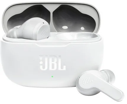 JBL Wave 200TWS In-ear Bluetooth Handsfree Ακουστικά με Θήκη Φόρτισης Λευκά - Image 1