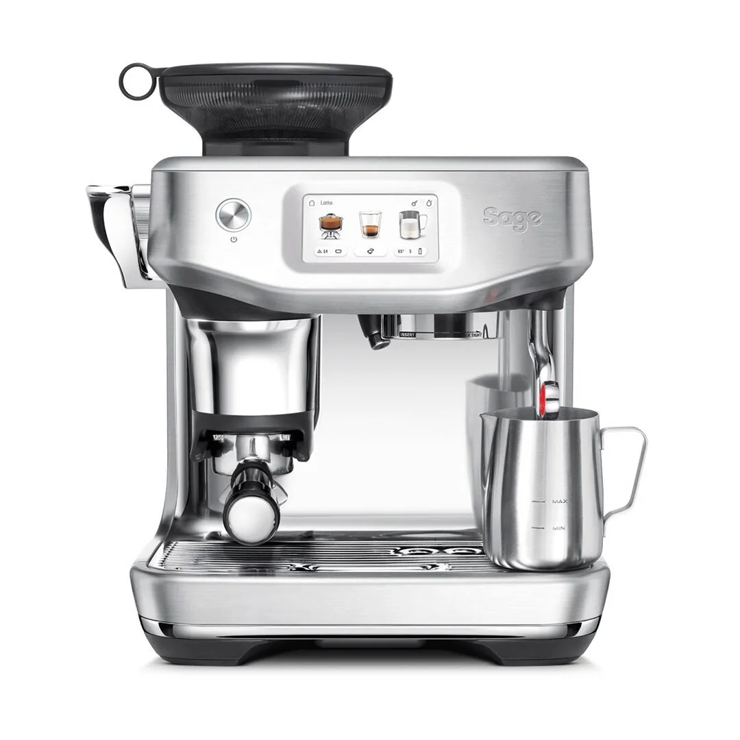 Sage Barista Touch Impress Αυτόματη Μηχανή Espresso 1700W Πίεσης 15bar με Μύλο Άλεσης Brushed Stainless Steel - Image 1